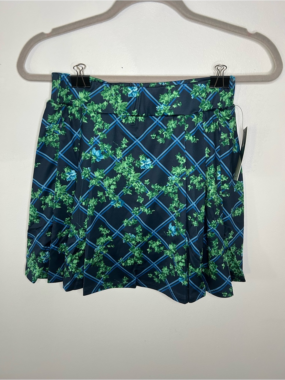 Tuckernuck NWT Sport Navy English Trellis Tennis Skirt size XS